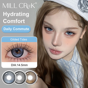 Haipurecon Factory Direct Wholesale Sky Blue Color Contact Lenses Natural Multi Colors New Style Bulk Order Low MOQ