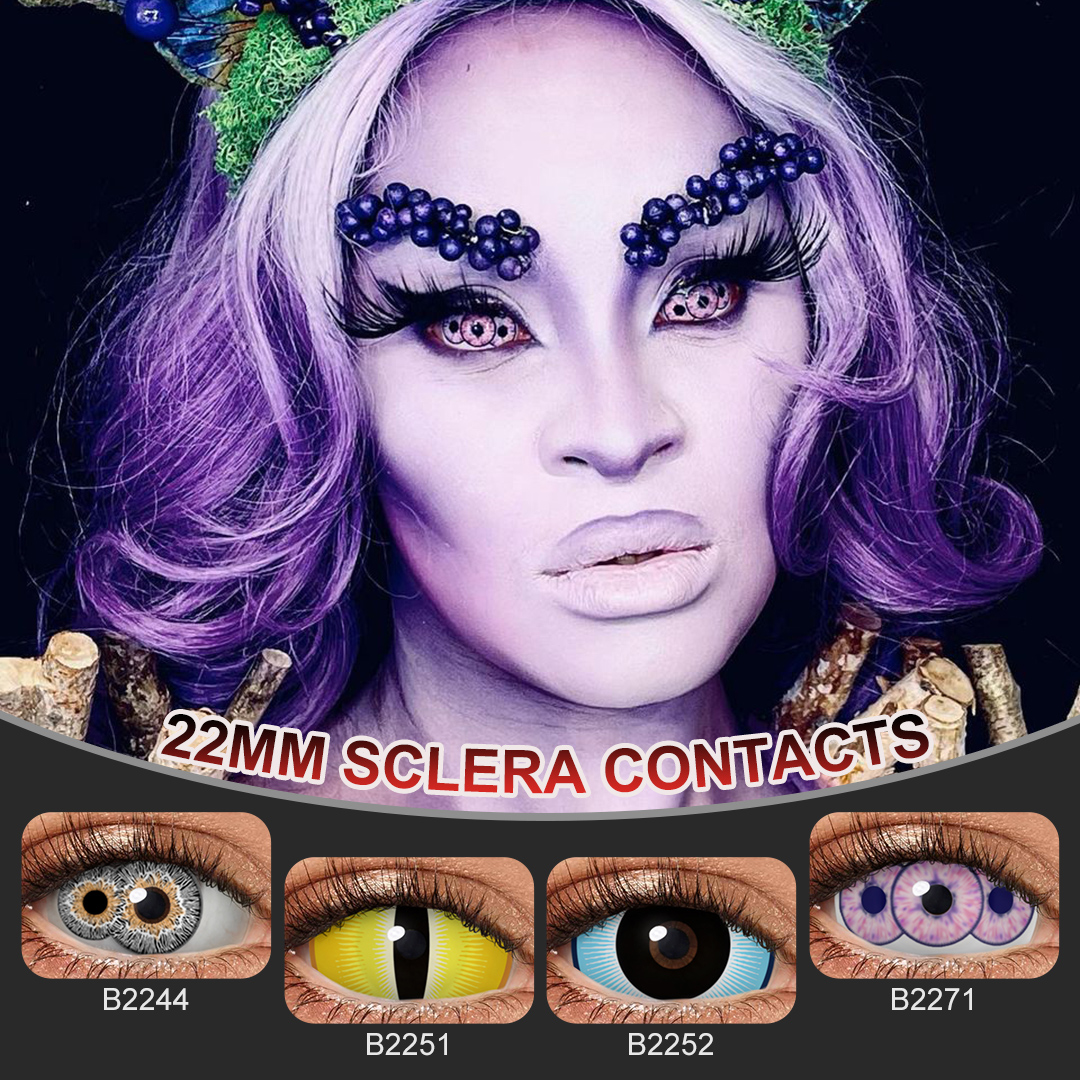 22mm Sclera Lens Effect