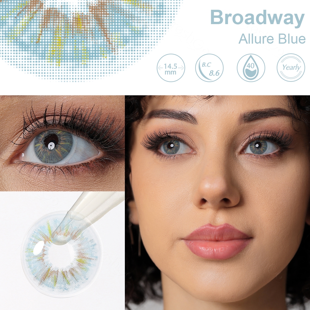 Freshgo Big Eye Natural Color Contact Lens 1 Year Soft Colour Eye Contacts Lenses Wholesale14.50mm Estuche De Lentes De Contacto