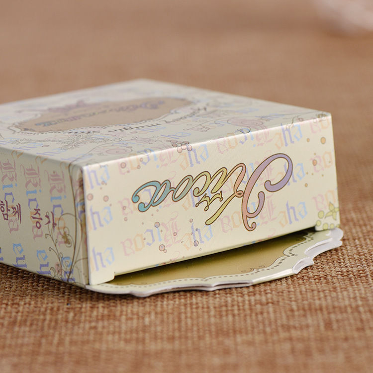 Carton Customized Contact Lens Set White Cardboard Airplane Box Printing Cosmetics Contact Lenses Packaging Color Box