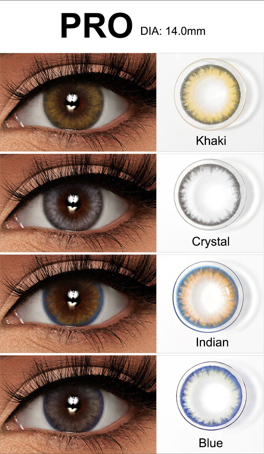Freshgo Colored Contacts Showcase
