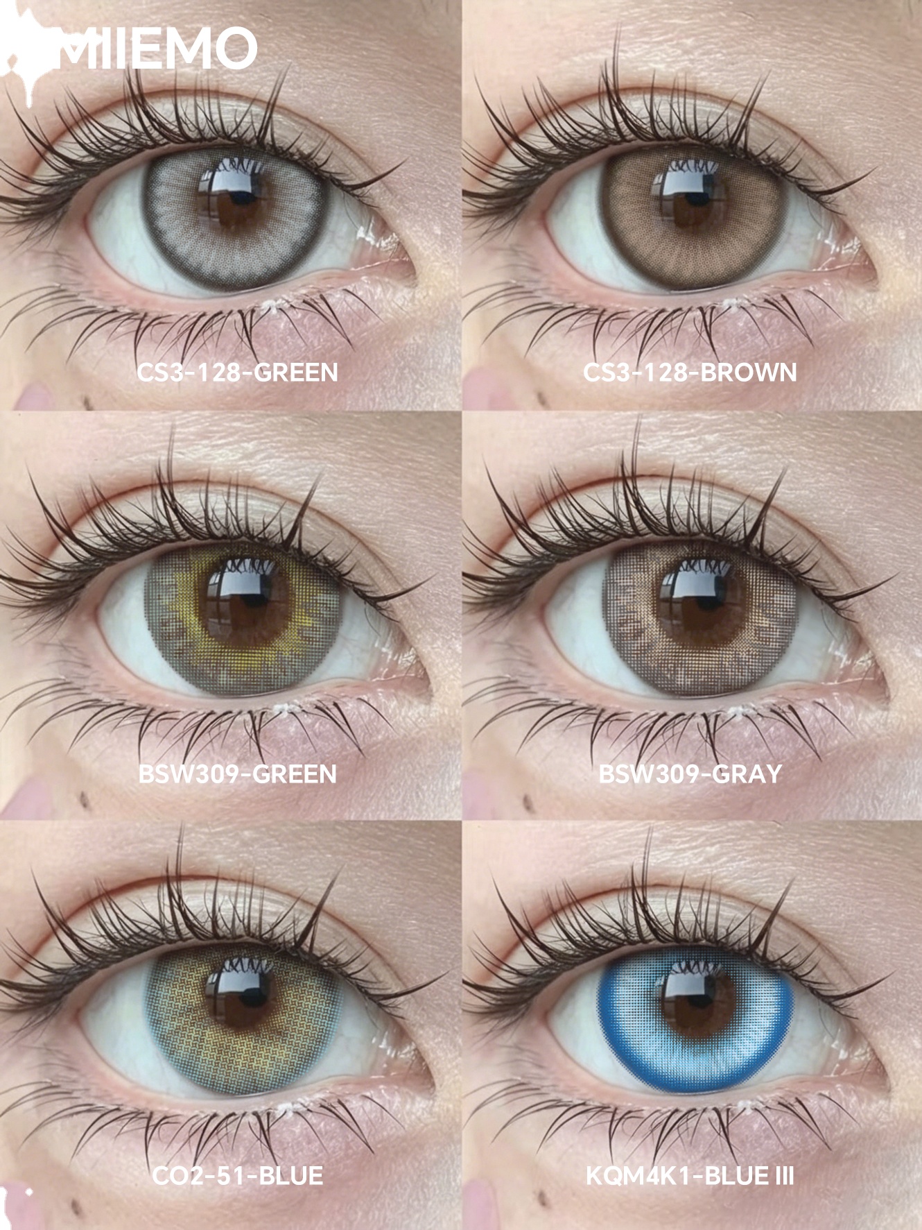DSC Factory Half Year Disposable Soft HEMA Three Tone ISO 13485 Certified Dream Color Style Korean Design Safe Contact Lenses