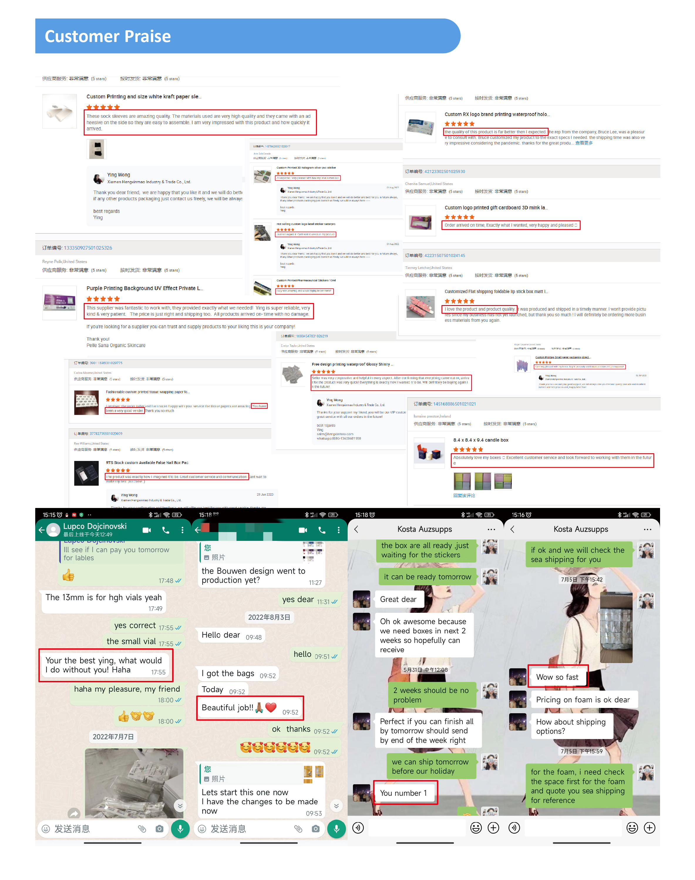 Client Feedback and Reviews