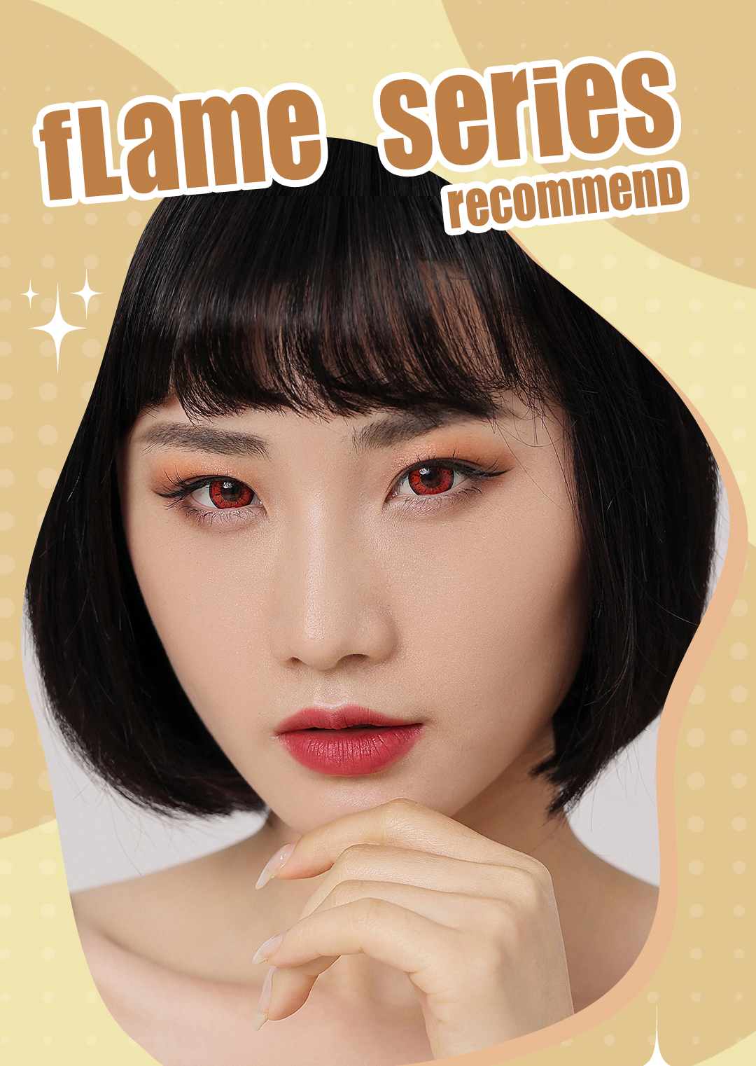 Magister Contact Lens Flame Deep Color