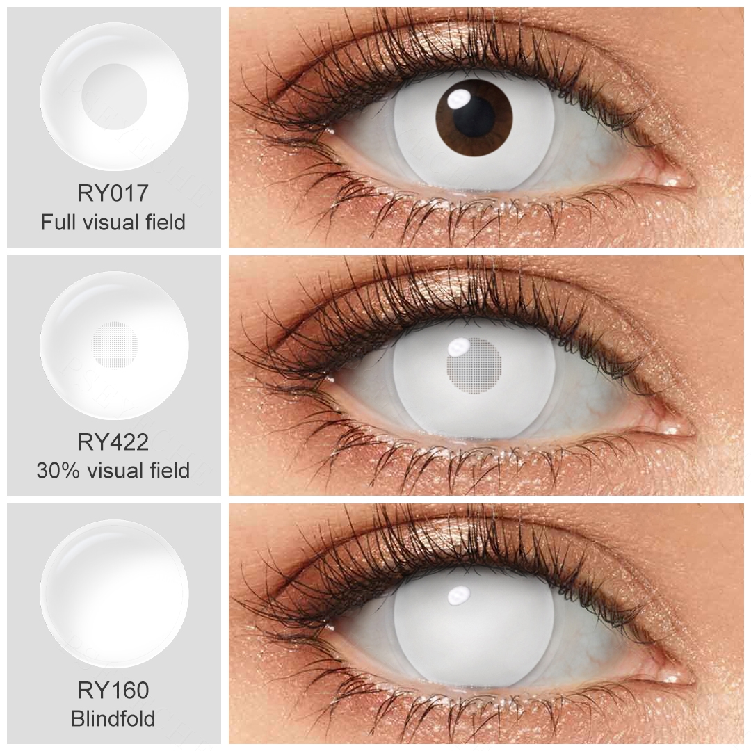 Hot Sales Pseyeche sharingan Demon Slayer Cosplay Halloween Contact Lenses Japanese Anime Chinese Taoism Konta Ktlinsen Lentille