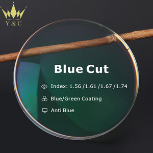 Light Optical Lenses Block Cut Lens Blue China Resin a Grade Clear Contact Soft Lens Medical -8.0 Plastic Clear Lens Solution 2C