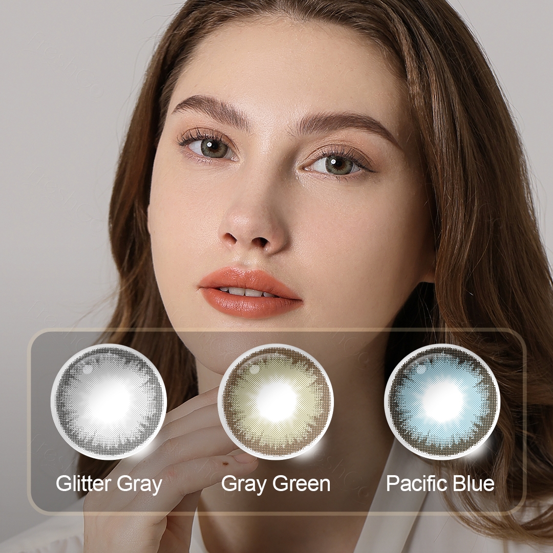 Free Shipping Elite Soft Natural Cosmetic Contacts Dia 14.5mm Colored Contact Lenses Lentes De Contacto for OEM Private Package