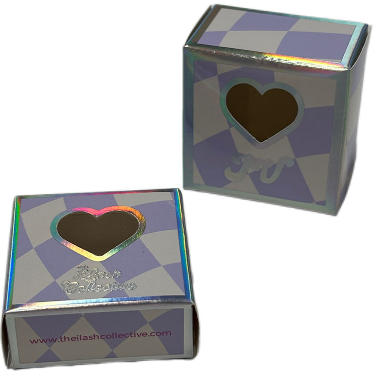 2025 New Trend Fashion Custom High Quality Love Window Design Colored Eye Contact Lenses Wholesale with High Quality Paper Boxes