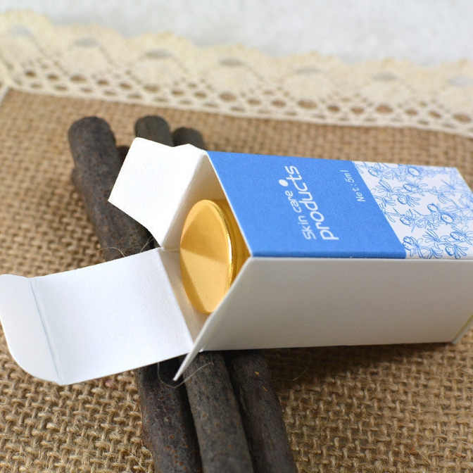 Custom Logo Folding Paper Packing Boxes for Lens Wholesale Contact Lenses Packaging Box