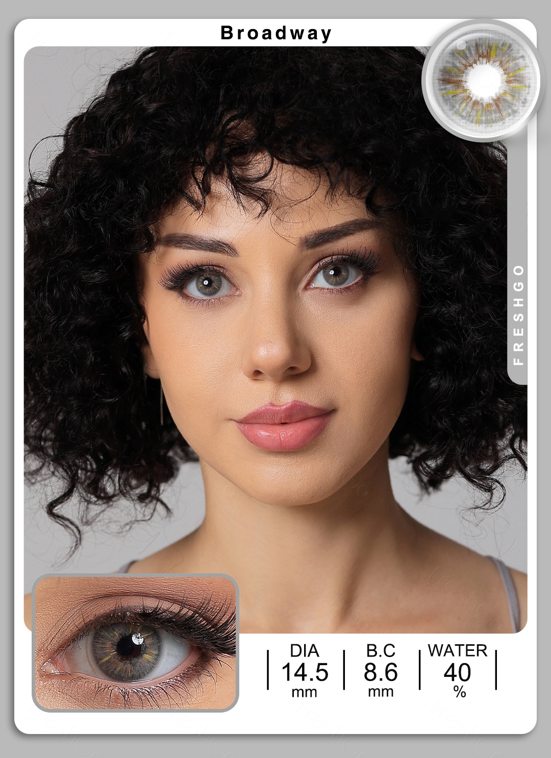 Allure Blue Contact Lens