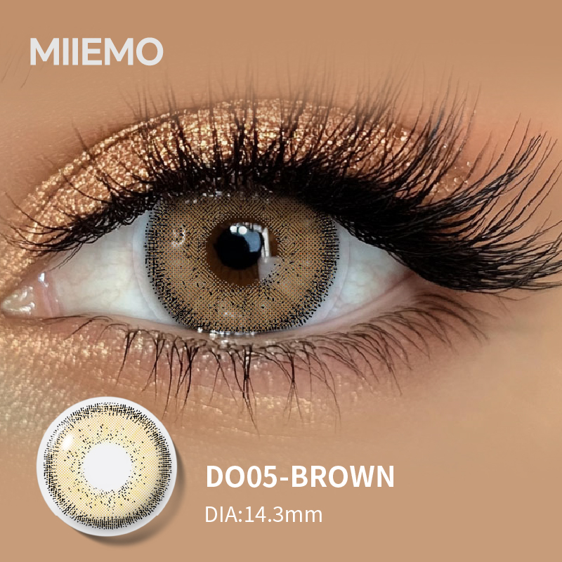 2026 Hot Sale Natural Colored Contact Lenses Soft 3 Tone Eye Contacts Wholesale Dark Eyes Super Natural Brown Grey CE ISO