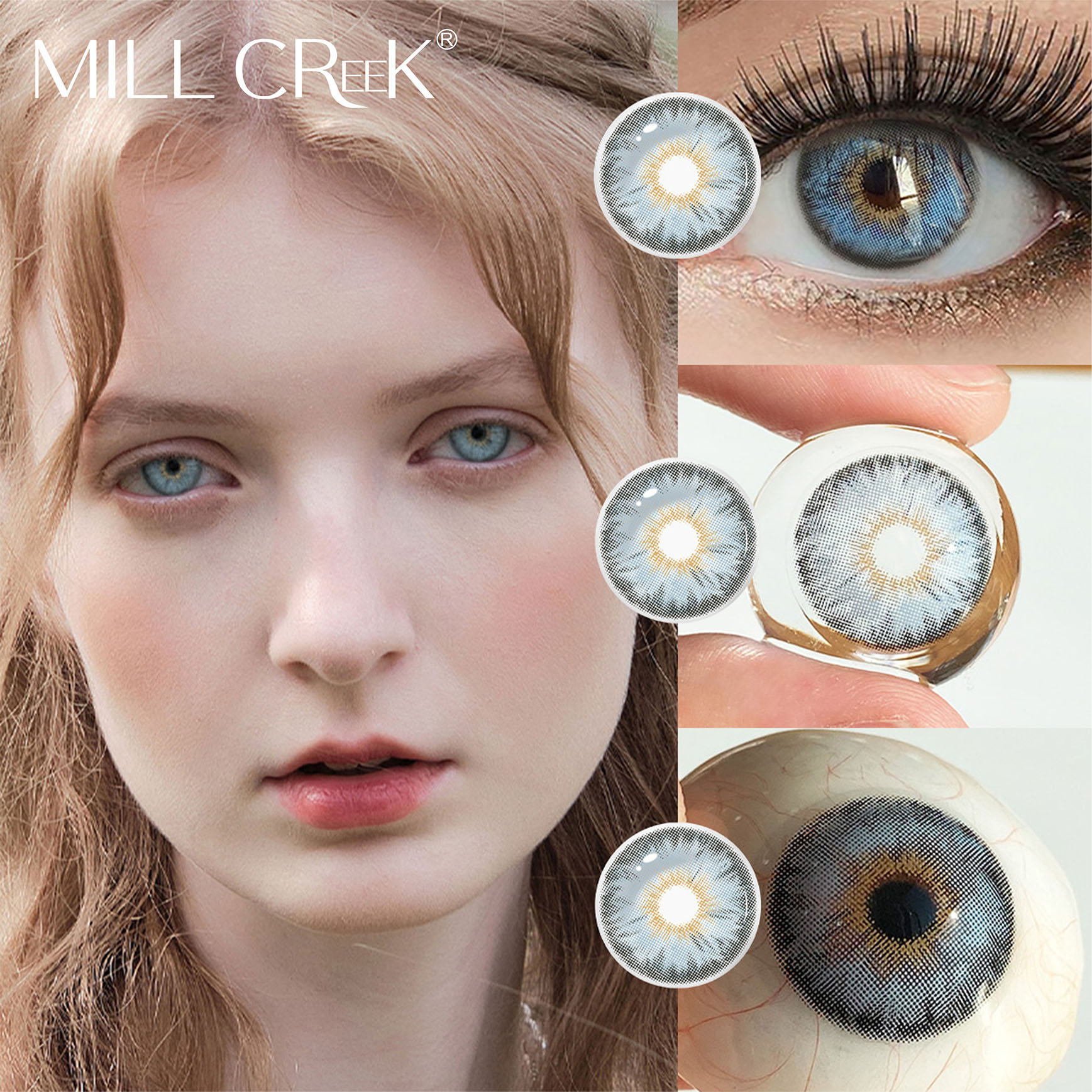 Wholesale Daily Wear Colored Contact Lenses 5 Pairs Per Box for All Day Comfort Factory Direct Popular Shades for Natural Look