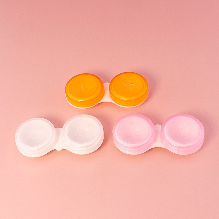 Colorful Cheap Contact Lens PP Plastic Package Colored Eye Wear Lens Contact Lenses Packaging Box