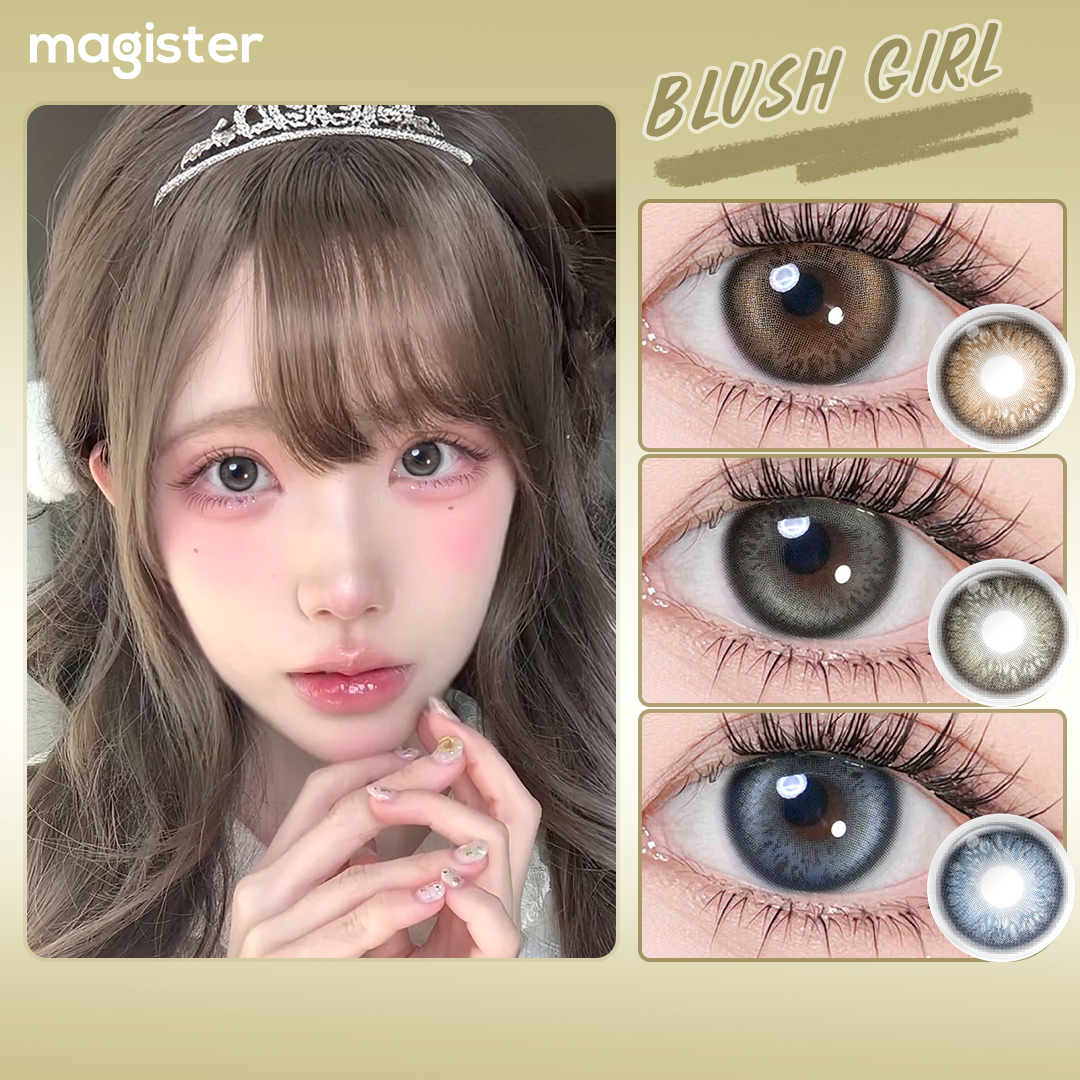 Free Samples Magister BLUSH GIRL Contact Lenses Color Lenses Eye Contact Eye Color Contact Lenses Soluciones Lentes De Contacto