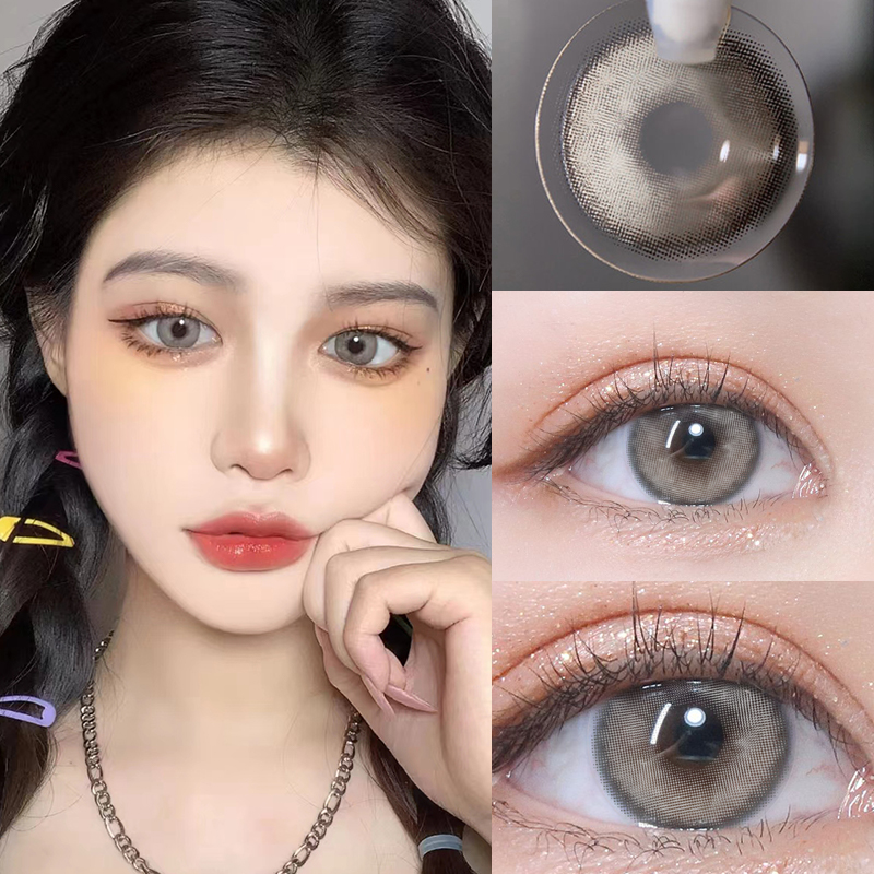 Colored Contact Lenses 14.0mm Soft Hydrogel Prescription Natural Brown Hazel Eye Lenses Wholesale Custom Logo for Daily Wear