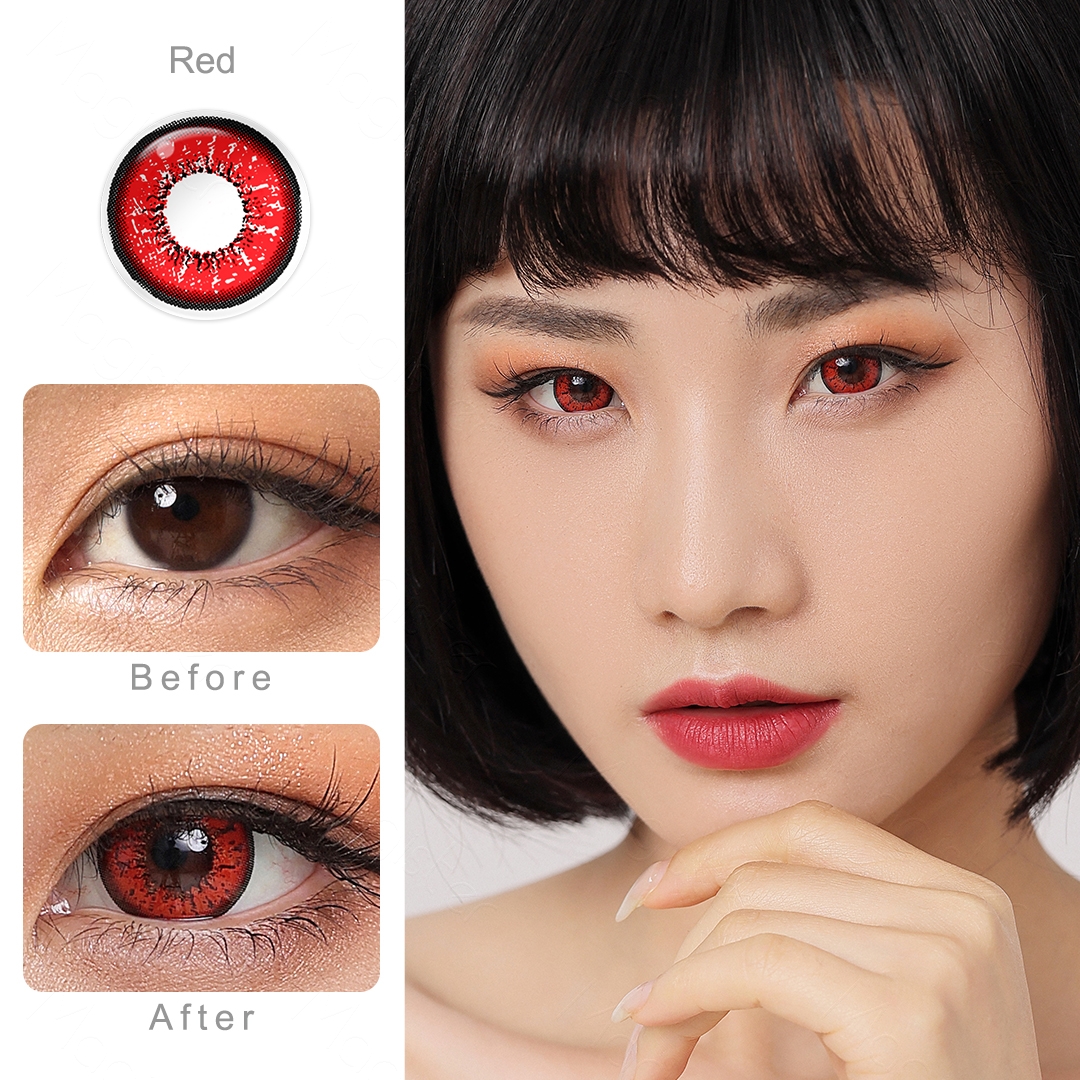 Red Contact Lens