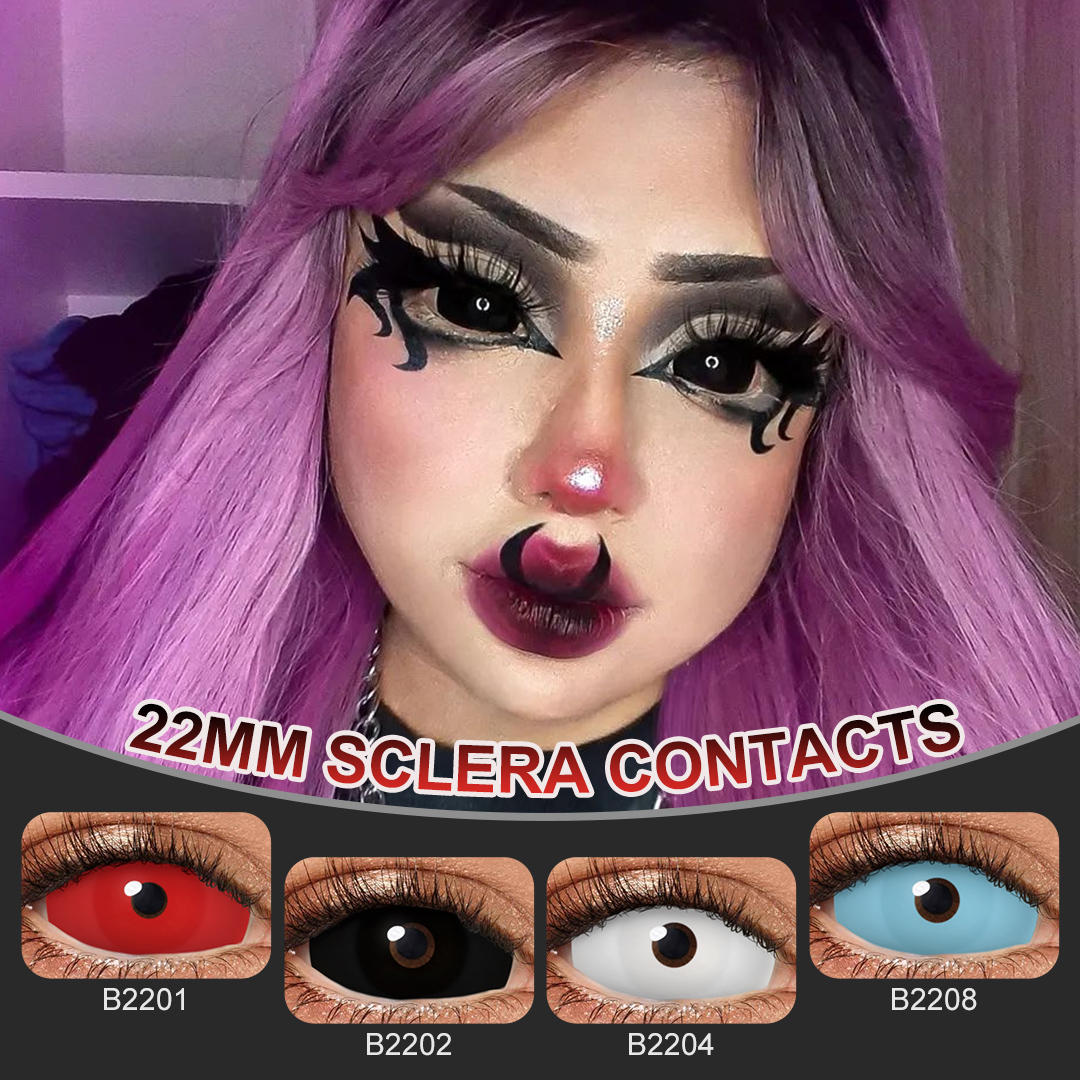 22mm Sclera Lens Effect