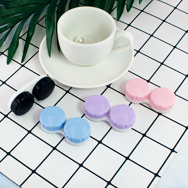 Lalens Lemon Brown Contact Lenses With Packaging Box Custom Design In Various Color Myopia Soft Eye Color Contact Lens