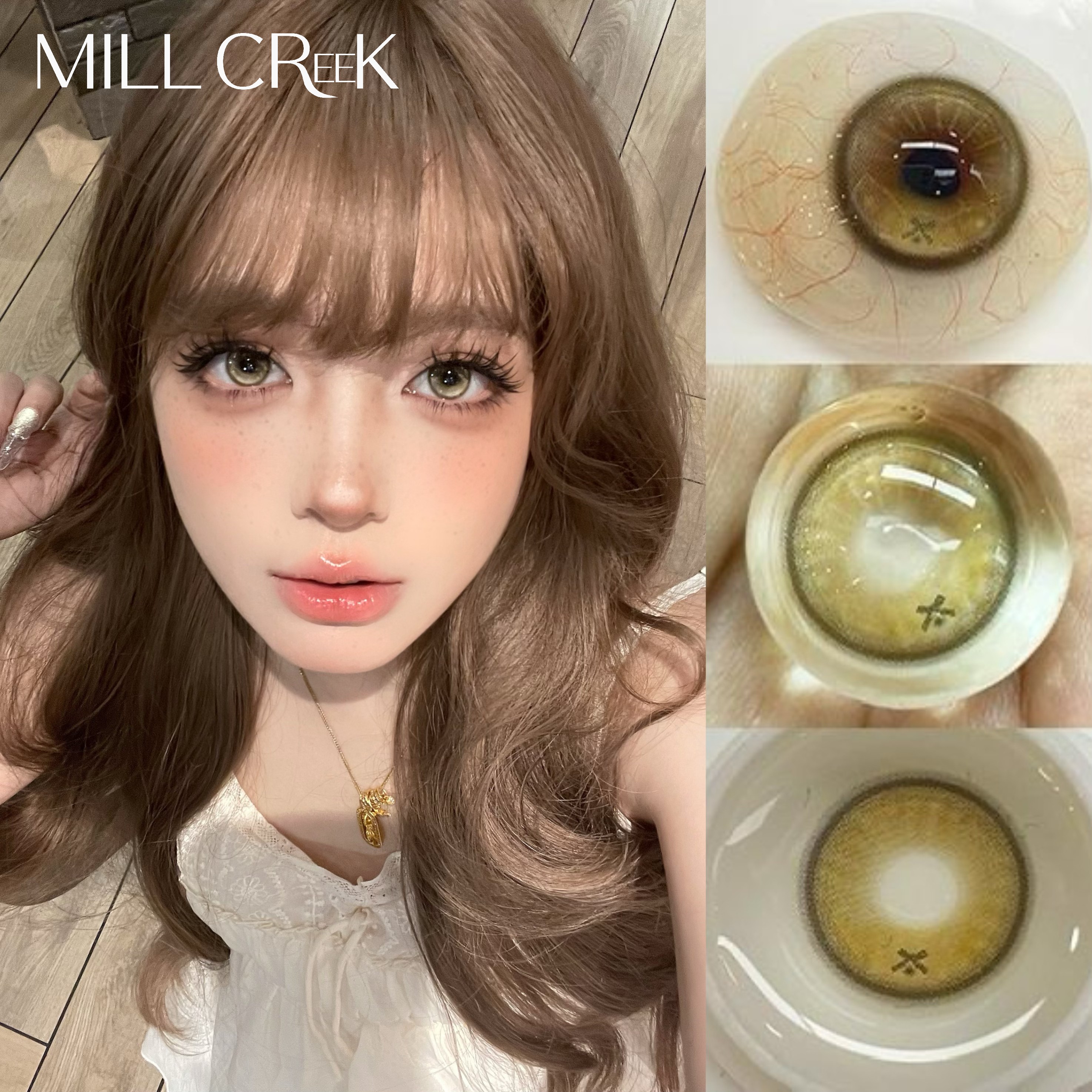 Cute Kitty Series Soft Contact Lenses 14.5mm Natural Blend 40% Water Content 8.6mm Base Curve Factory Direct New