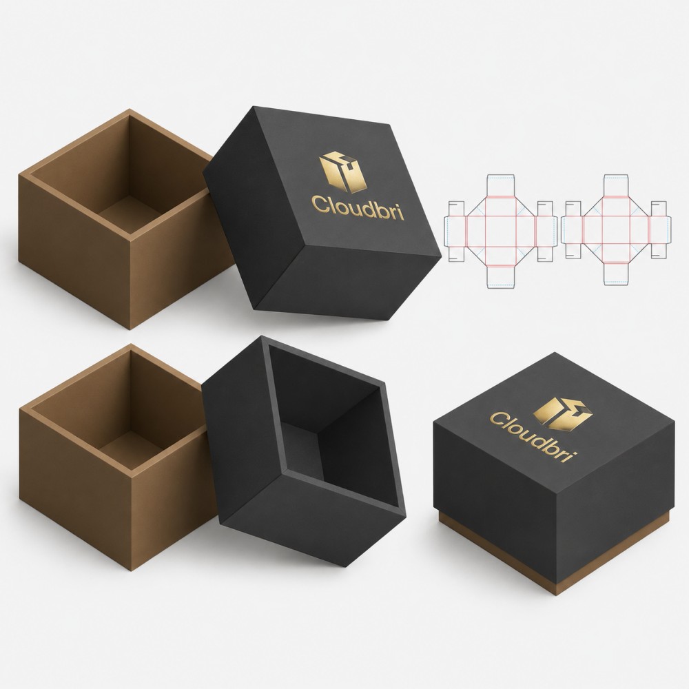 Custom Printed Multi Design Paper Boxes With Logo for Cosmetic Contact Lens and Beauty Product Packaging