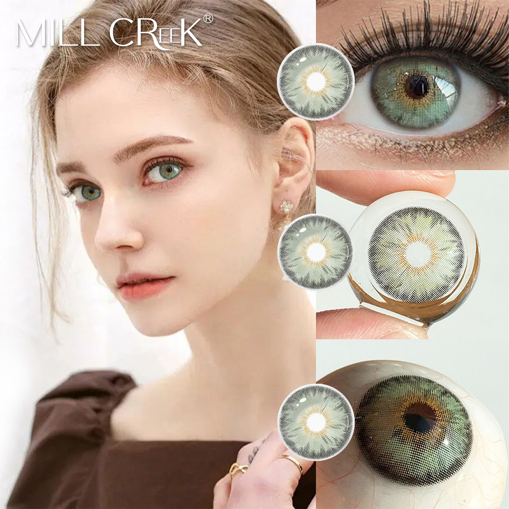 Wholesale Daily Wear Colored Contact Lenses 5 Pairs Per Box for All Day Comfort Factory Direct Popular Shades for Natural Look