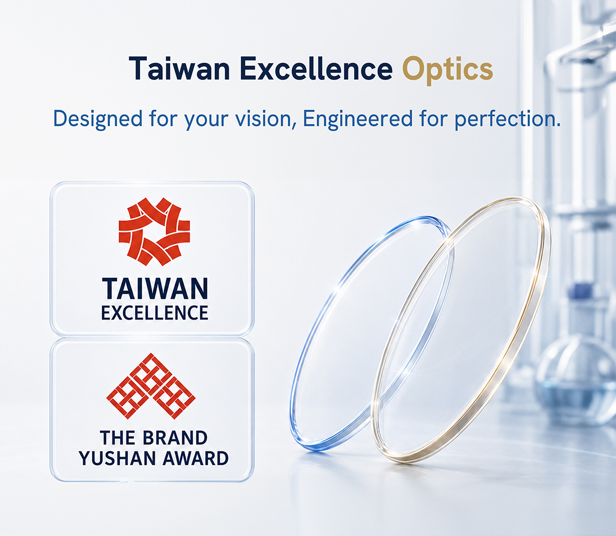 Anti Blue Light Lenses 1.56 UV400 75mm Ideal for Contact Lens Wearers Blue Light Coating Option Custom Prescription Lens