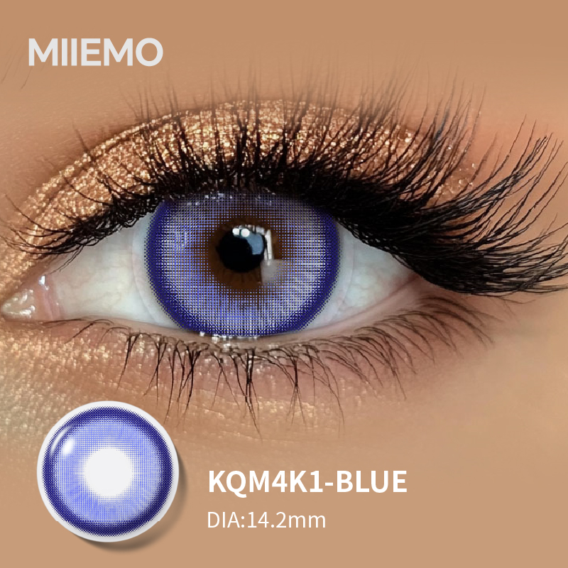 High Quality Comfortable Soft Crazy Cosmetic Three-Tone Colored Contact Lenses Red/Gray/Green 2-Piece Pack 38% Water Content