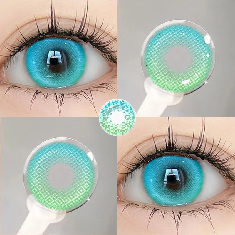 Cosplay Contact Lenses Colored Circle Lens Soft Korean Style Crazy Color Eye Contacts for Anime Party Costume Lentes De Contacto