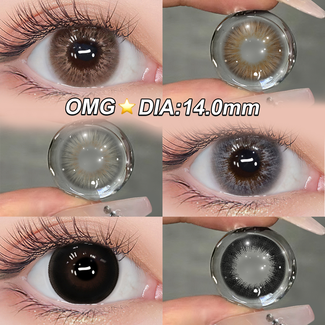 Free Shipping Eye Lenses Color Contact Lens Soft Eye Prescription Contact Lenses 14.5mm Colored Eye Contacts Lentille De Couleur