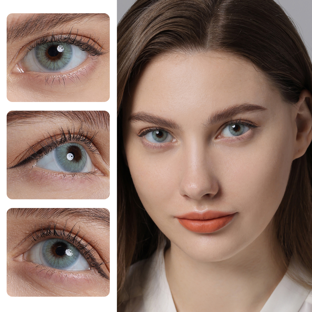 Free Sample MAGISTER Prescription Contact Lenses Myopia Natural Colored Emballage Lentille De Lunettes Contact Lenses with Power