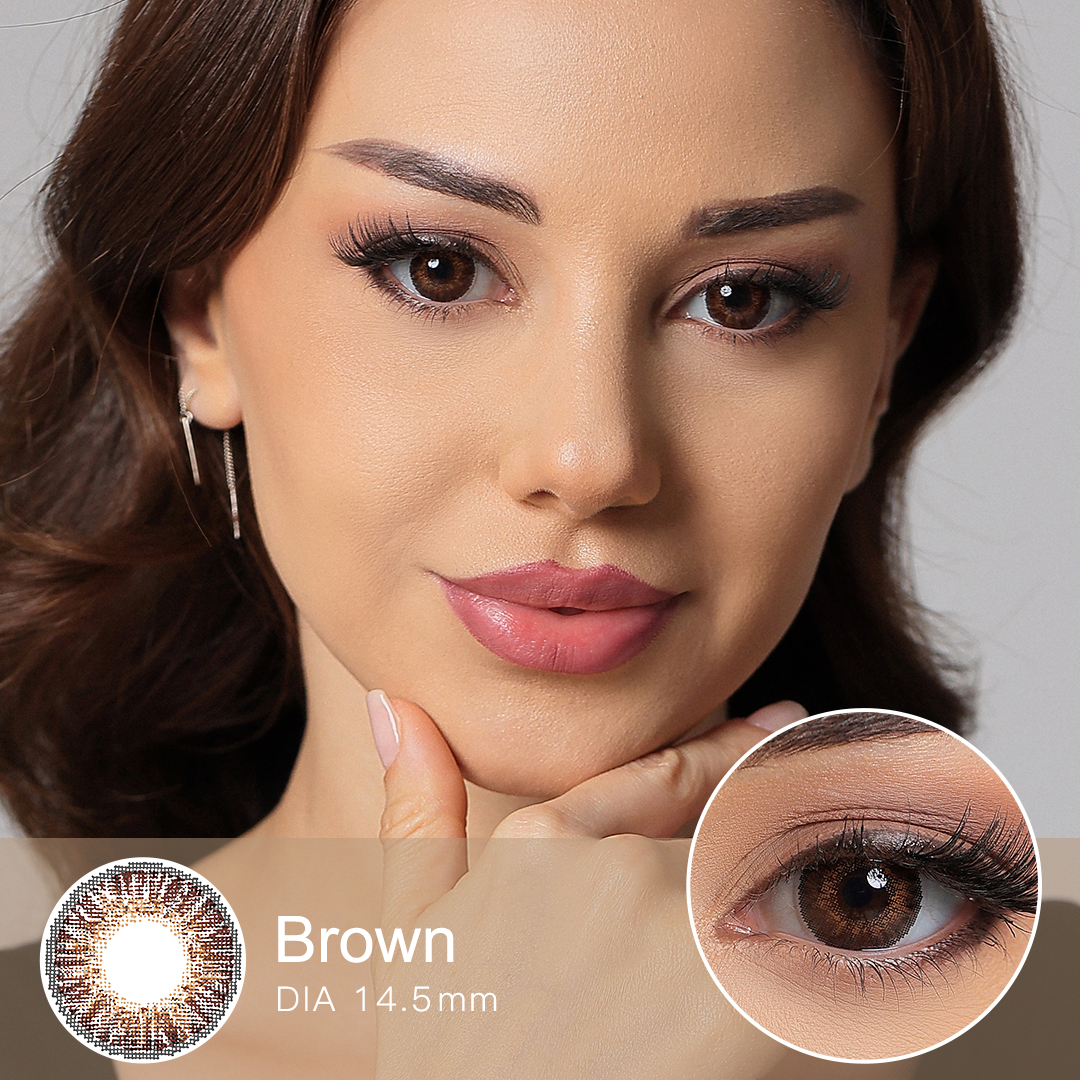 Hot Sales FRESHGO Contact Lens Pure Hazel Lentilles De Contact De Couleur for Dark 3-TONE Eyes Colored Contact Lenses Wholesale