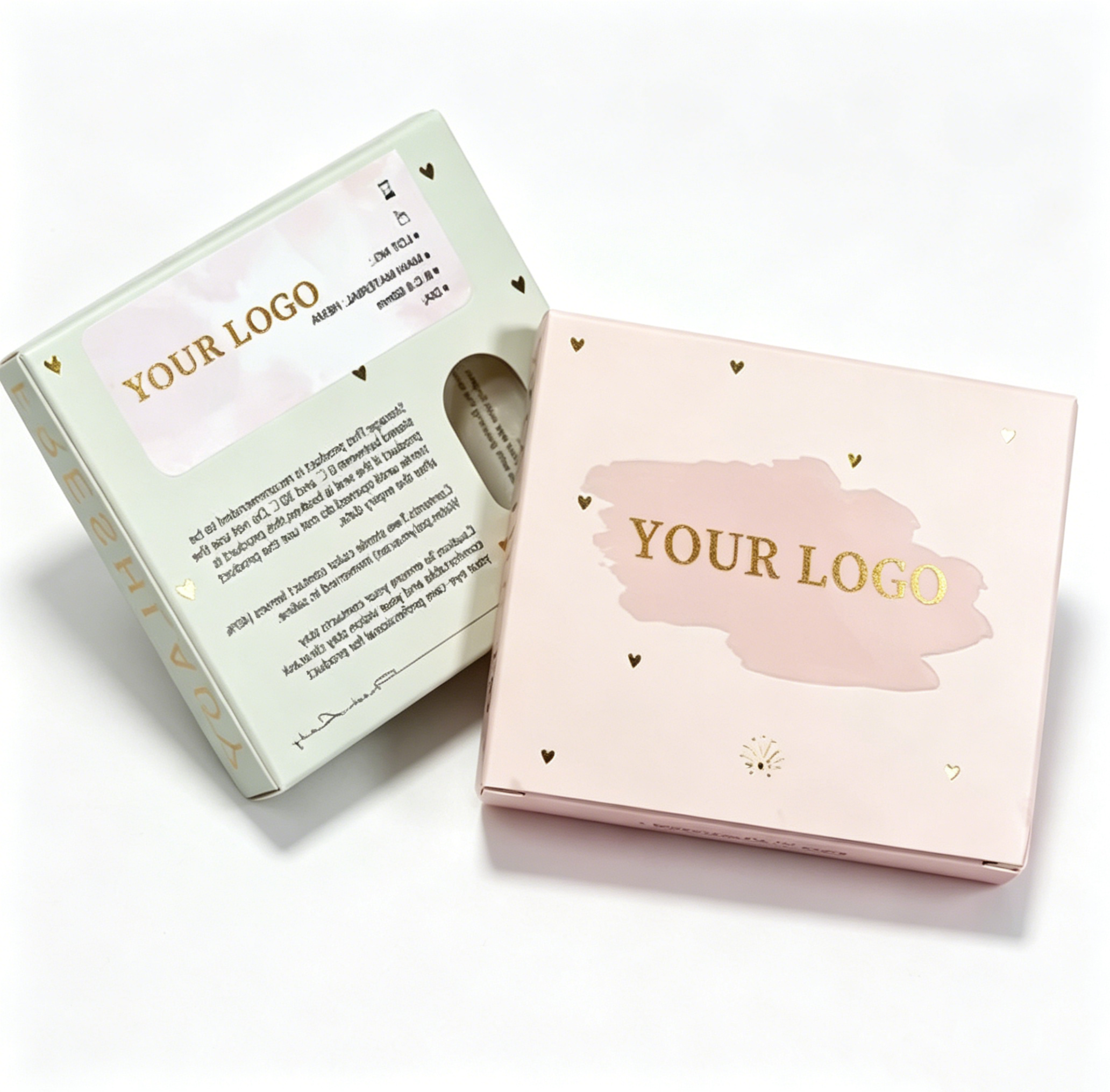 Custom Design Cardboard Soft Contact Lenses Packaging Paper Box for Cosmetic Contact Lens