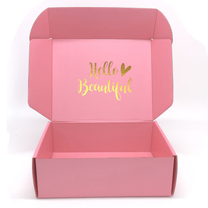 Wholesale Offset Printing Double-sided Pink Airplane Box Contact Lenses Packaging Custom Logo Hard Colorful Foldable Paper Box