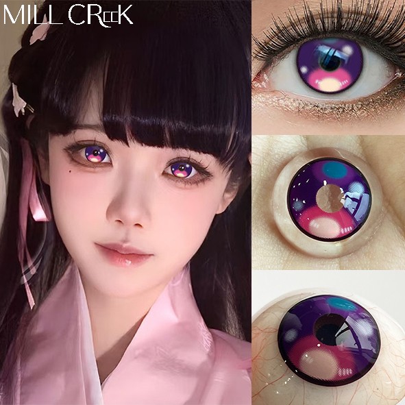 Haipurecon Halloween Cosplay High Quality Soft Crazy Contact Lenses 14.5mm Three Tone Big Eyes Makeup Wholesale