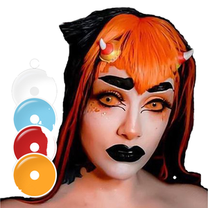Soft Three-Tone Colored Cosmetic Contact Lenses 38% Water