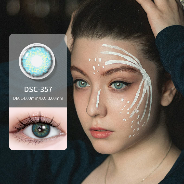 Crazy Cosplay Anime Halloween Party Accessories Colored Contact Lenses