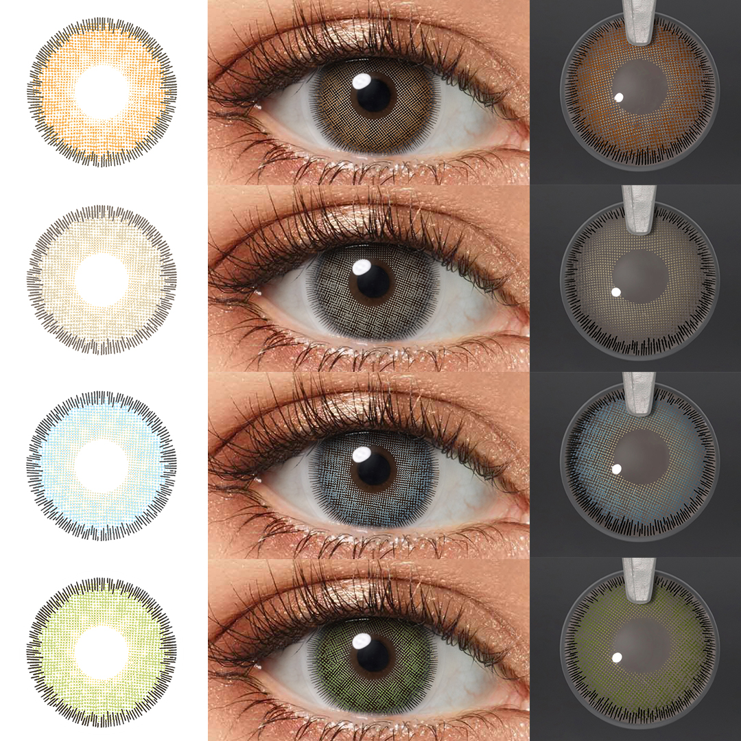 Freshgo Wholesale Korea 1 Year Color Eye Contact Lenses Fashion Soft Colored Contacts Natural Color Contact Lens