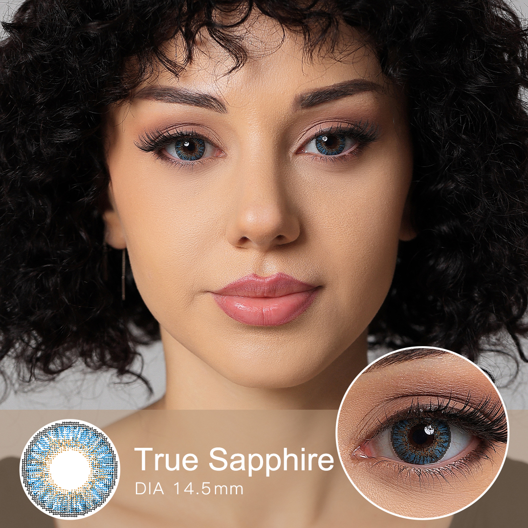 Hot Sales FRESHGO Contact Lens Pure Hazel Lentilles De Contact De Couleur for Dark 3-TONE Eyes Colored Contact Lenses Wholesale