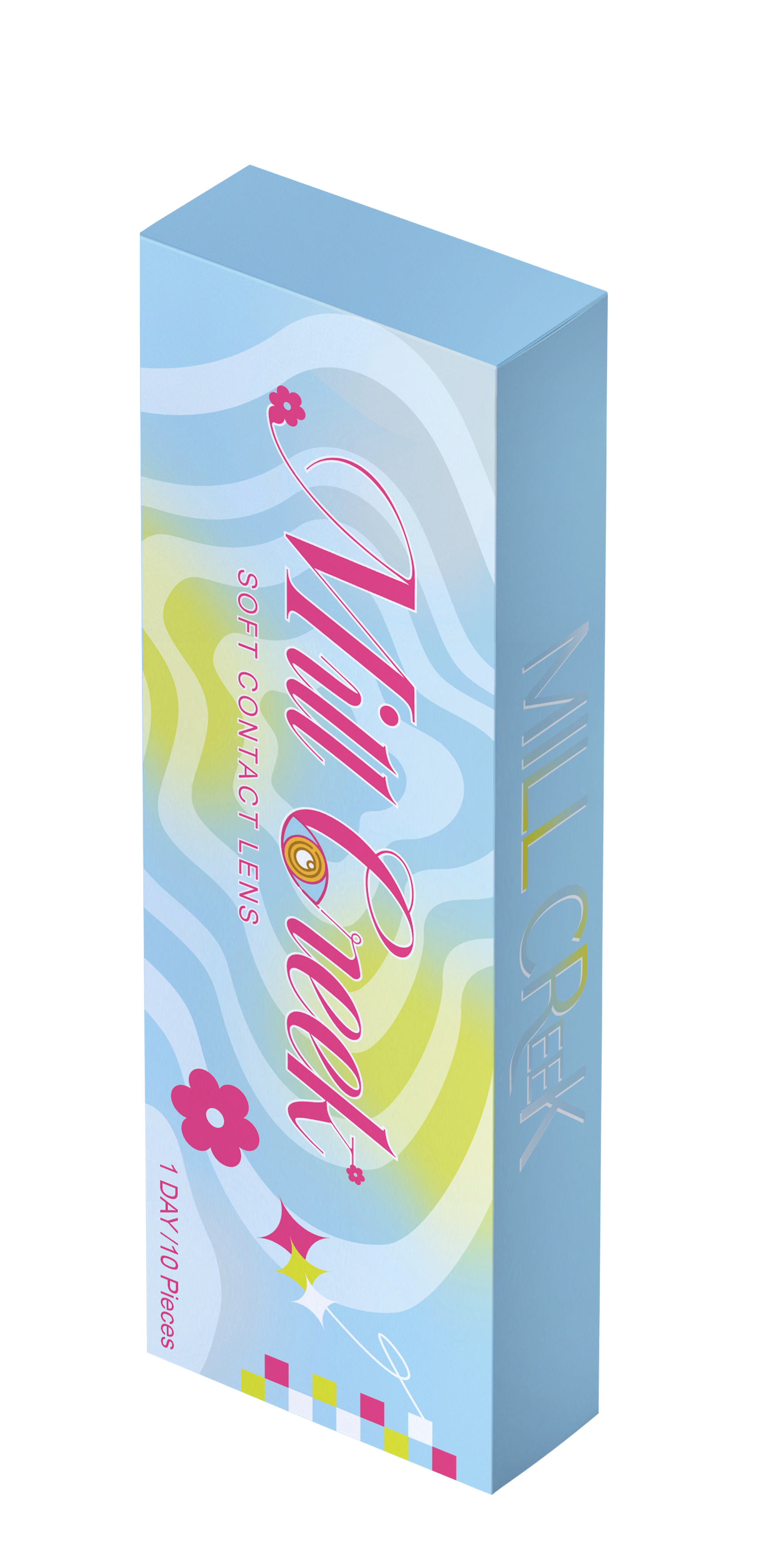 MILL CREEK Estuche Para Lentes de Contacto Cosmetic Contact Lens Case Box Wholesale OEM Custom Logo Travel