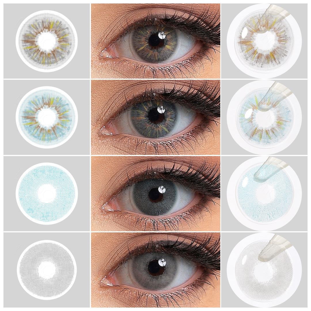 Freshgo Big Eye Natural Color Contact Lens 1 Year Soft Colour Eye Contacts Lenses Wholesale14.50mm Estuche De Lentes De Contacto