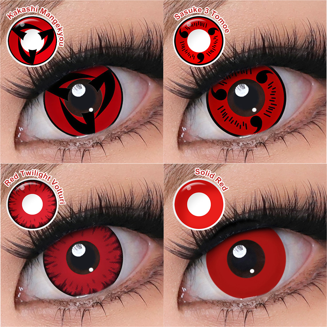 Wholesale Soft Halloween Crazy Black Color Contact Lens Glost White Scary Cosmetic Colored Contacts Cat Eye Contacts for Cosplay