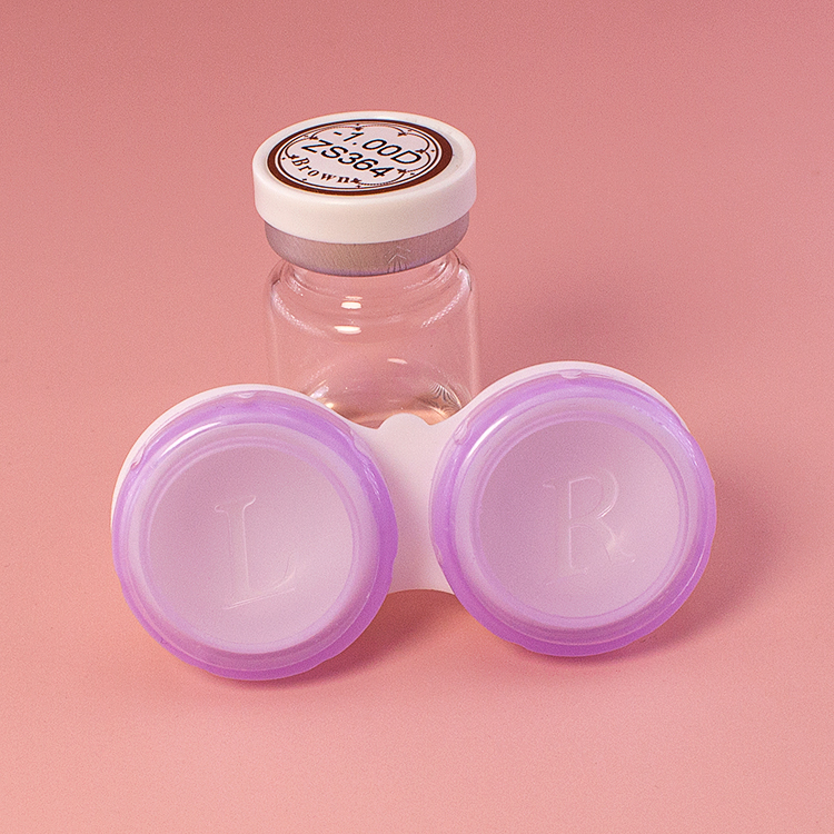 Colorful Cheap Contact Lens PP Plastic Package Colored Eye Wear Lens Contact Lenses Packaging Box