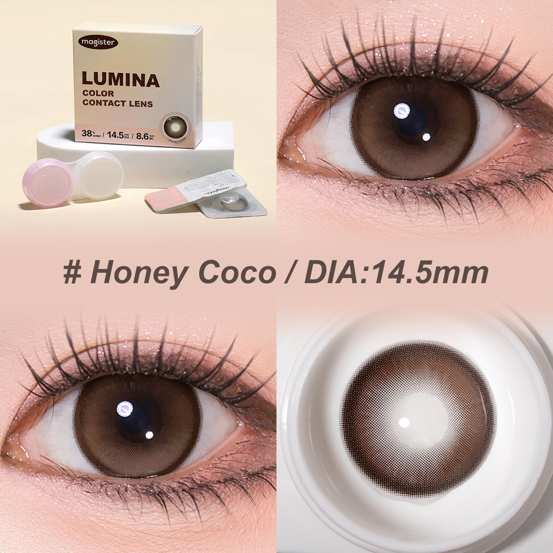 Full Color Printed Contact Lens Magister Lumina Colored Contact Lenses 6 Months Eye Contact 14.5mm Eye Lens Lentes De Contacto