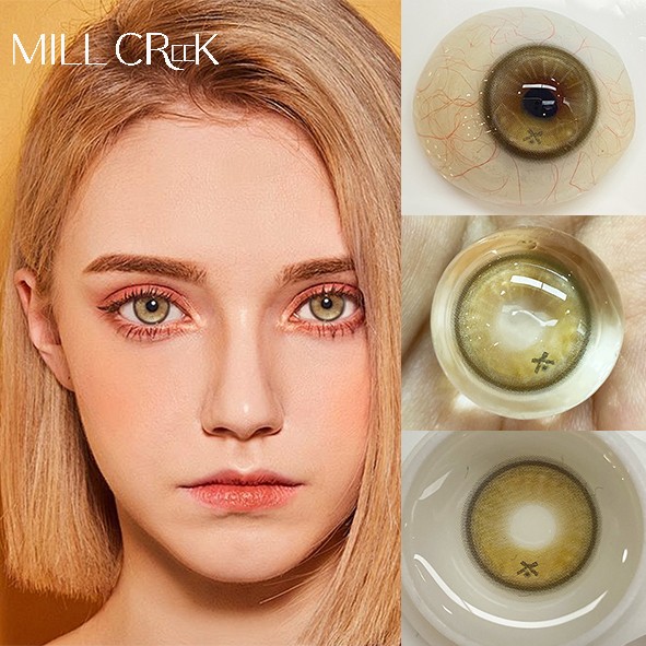 Cute Kitty Series Soft Contact Lenses 14.5mm Natural Blend 40% Water Content 8.6mm Base Curve Factory Direct New