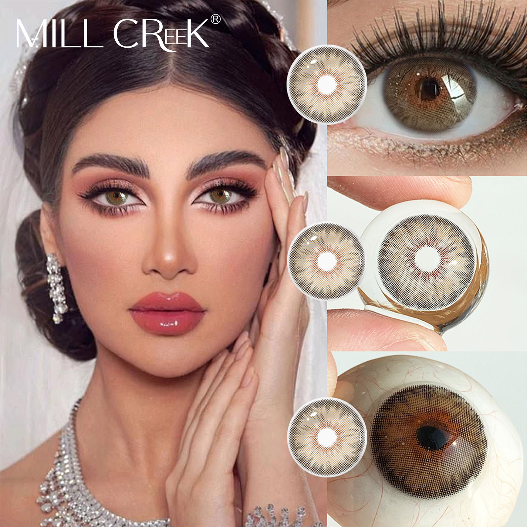 Wholesale Daily Wear Colored Contact Lenses 5 Pairs Per Box for All Day Comfort Factory Direct Popular Shades for Natural Look