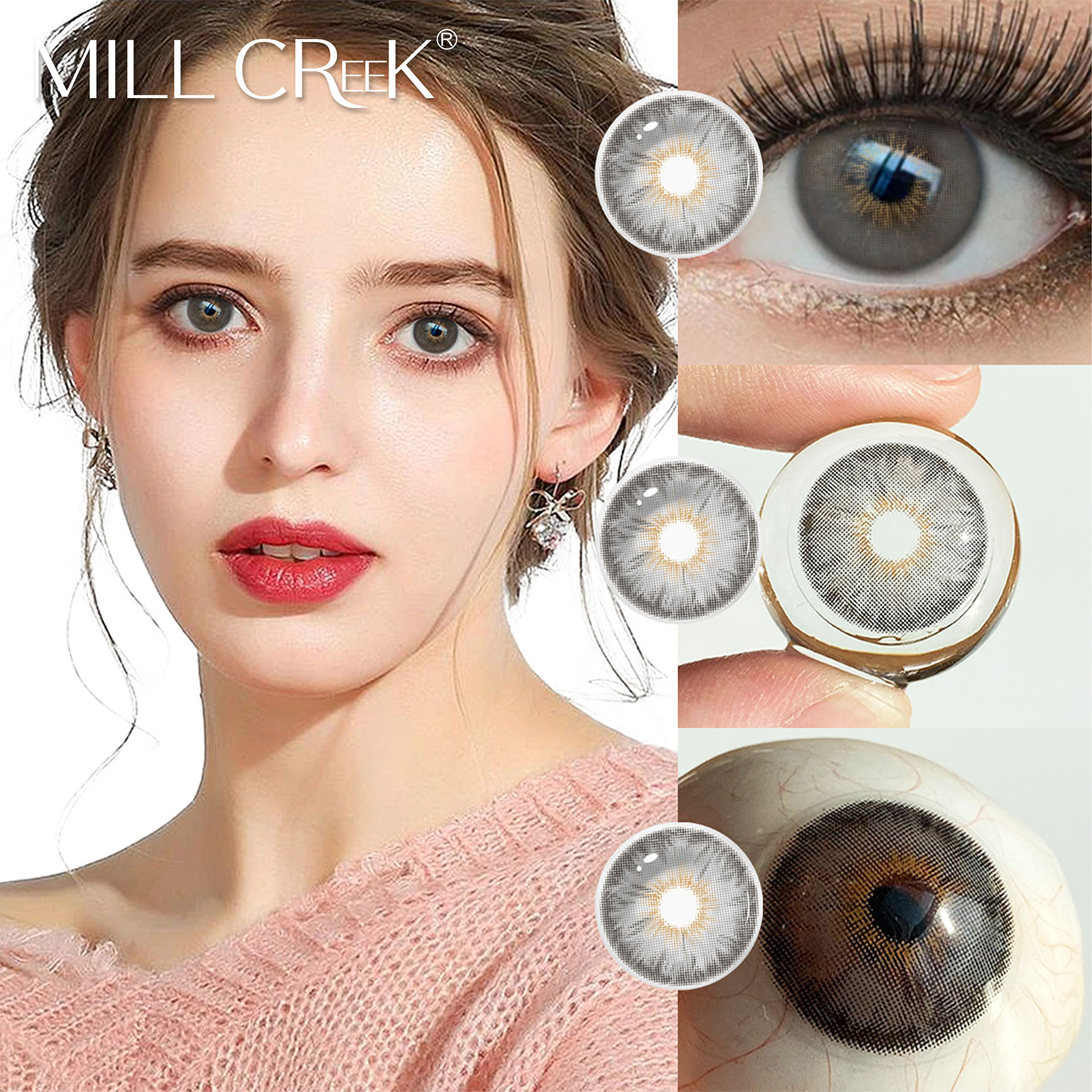Wholesale Daily Wear Colored Contact Lenses 5 Pairs Per Box for All Day Comfort Factory Direct Popular Shades for Natural Look