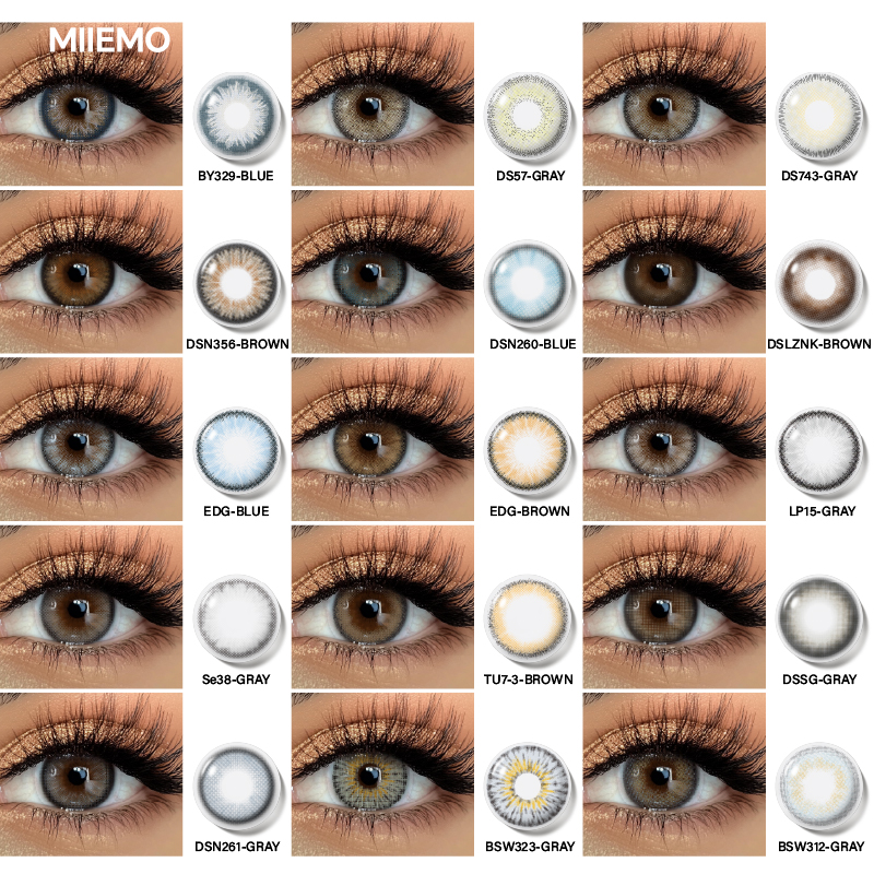 Super Natural Grey Enlarging Colored Eye Lenses Soft Comfortable Daily Use