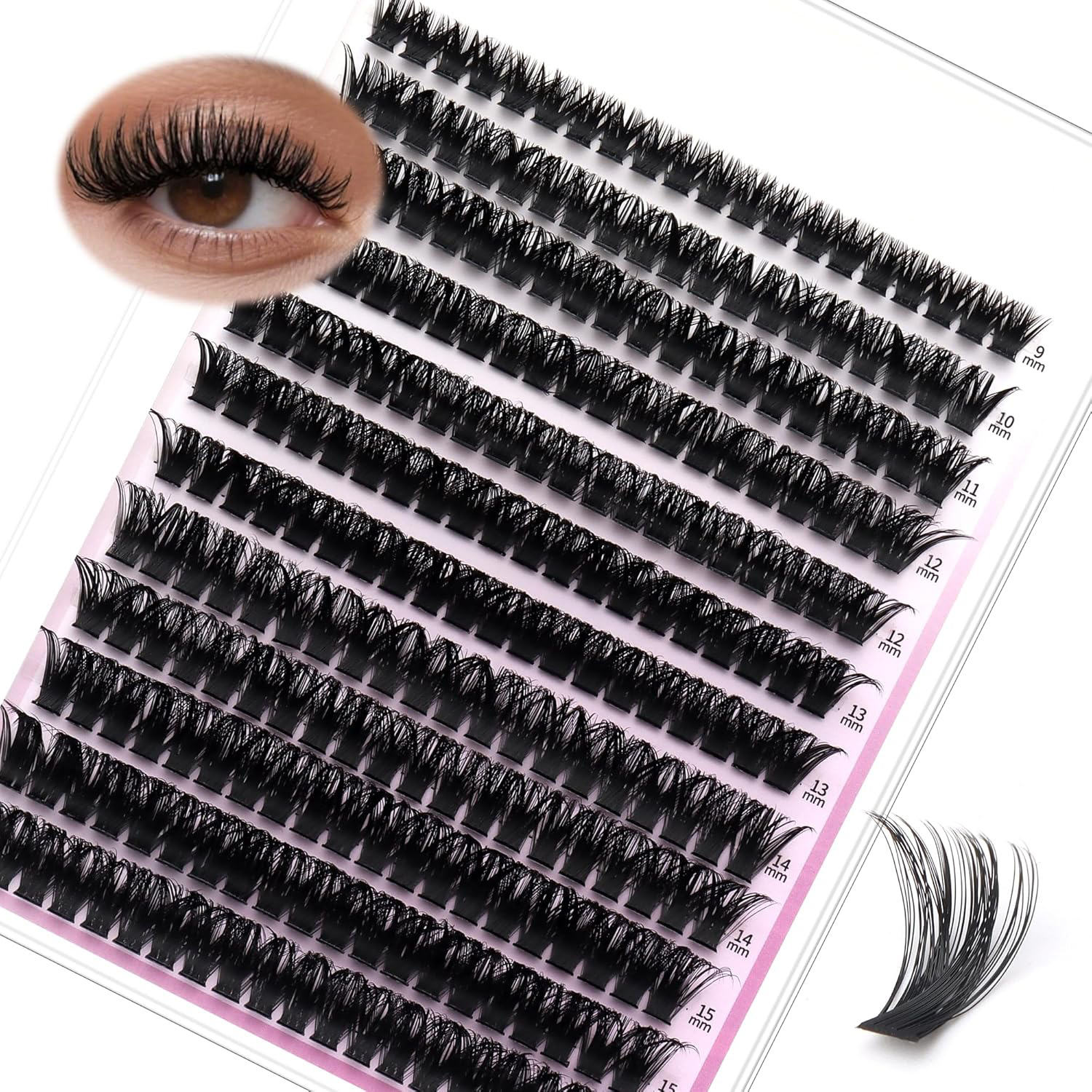Eye Colored Contact Lenses Nasar Green Small Pupil 3 Tone Soft Yearly Wholesale Plastic Cotton Band Eyelash Tray 1