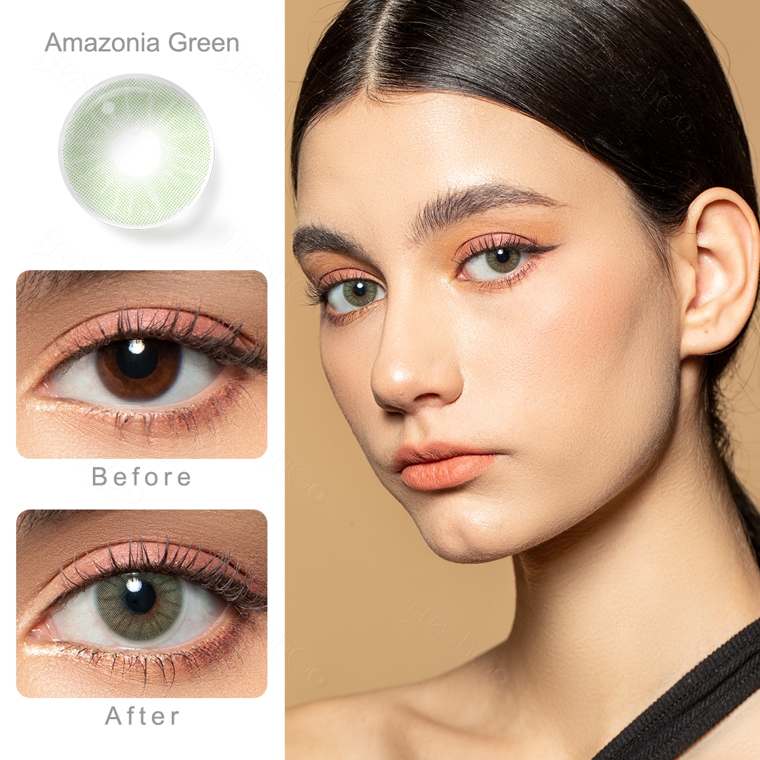 Free Shipping Freshgo Hidrocor Gen 3 Color Contact Lens Colored Contacts Lenses Eye Contact Blue Lentes De Contacto
