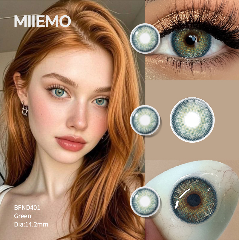 DSC Purple Soft Color Contact Lenses Wholesale Power -1.00~-8.00 ISO 13485 Certified Half Year Use